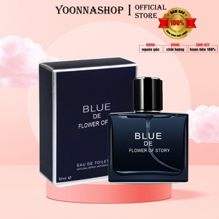 Nước Hoa Nam Cao Cấp Thơm Lâu Blue De Flower Of Story 50ml Đẳng Cấp Phái Mạnh Hương thơm dịu nhẹ quyến rũ A245