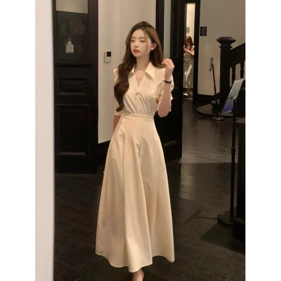 Bộ sơ mi nữ Aly áo sơ mi nữ phối chân váy xoè công sở chất liệu nhuyễn