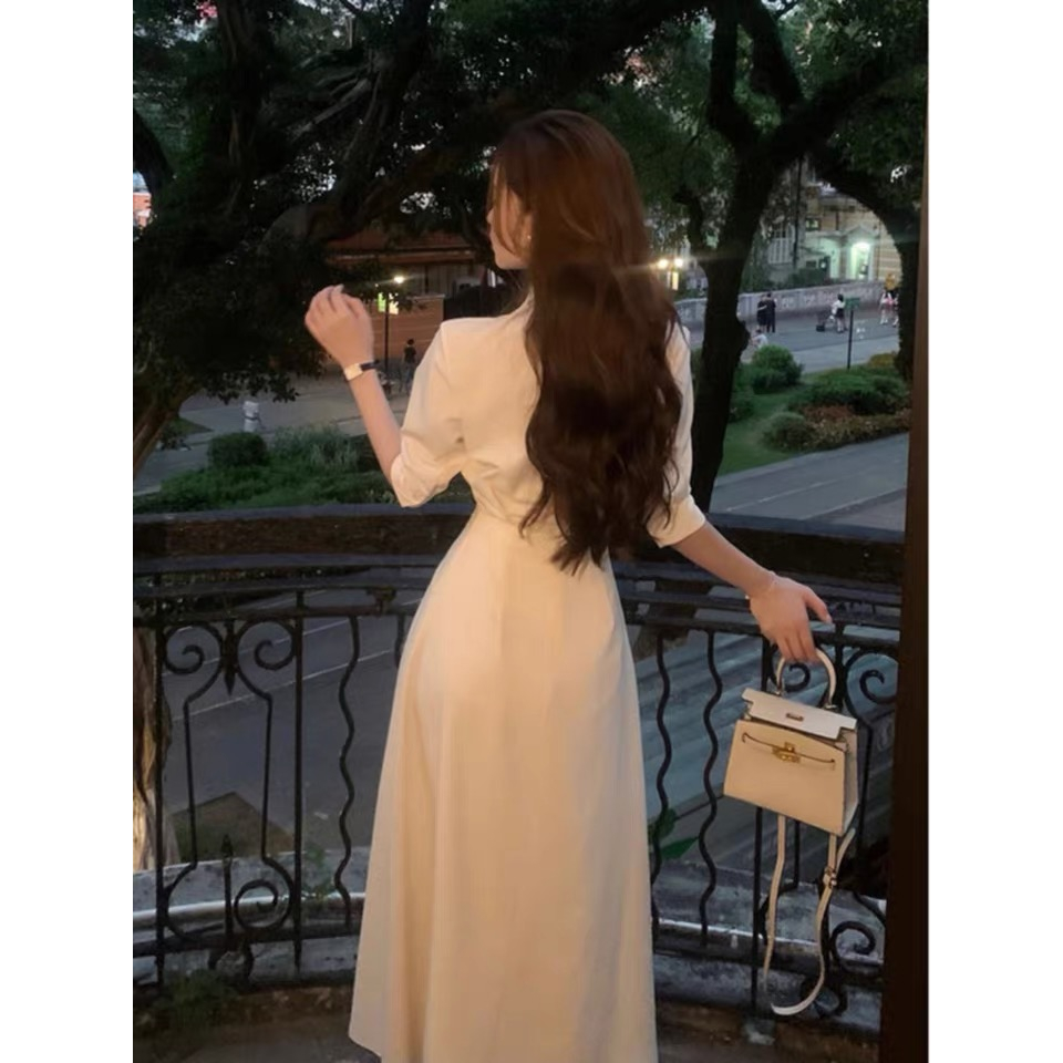 Bộ sơ mi nữ Aly áo sơ mi nữ phối chân váy xoè công sở chất liệu nhuyễn