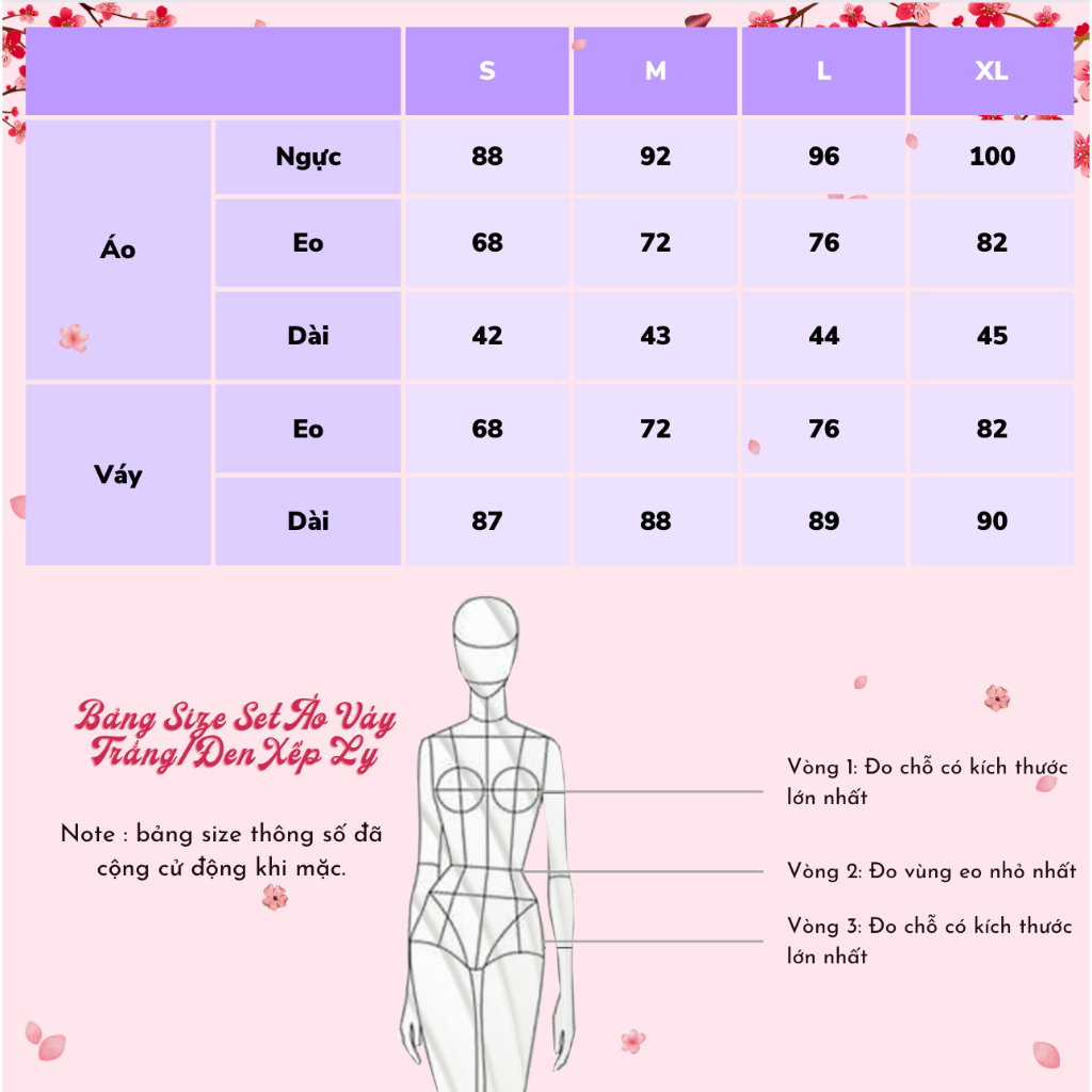 Set áo váy đen xếp ly NGADO, Set áo nữ thiết kế kèm chân váy