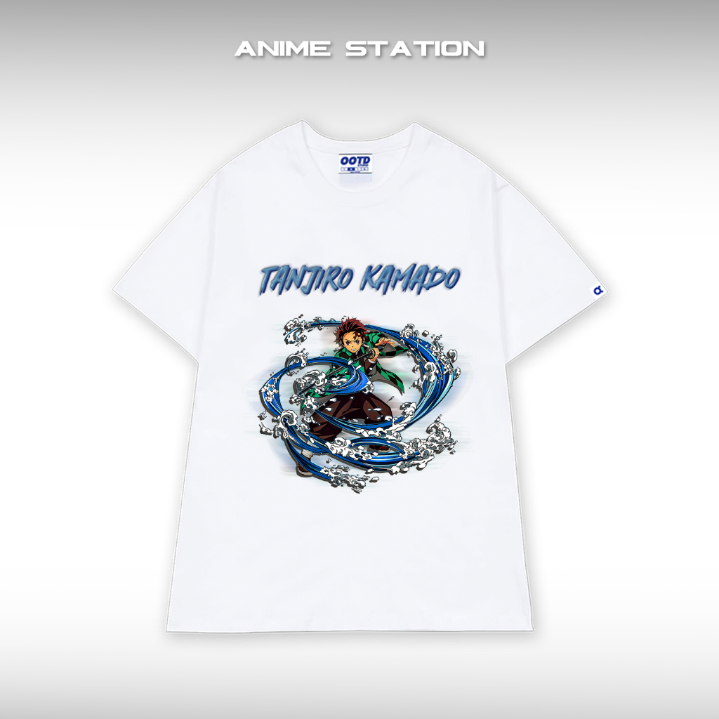 Áo Thun Tanjiro | Anime Kimetsu No Yaiba - Áo Phông Basic Tee phông nam nữ tay lỡ