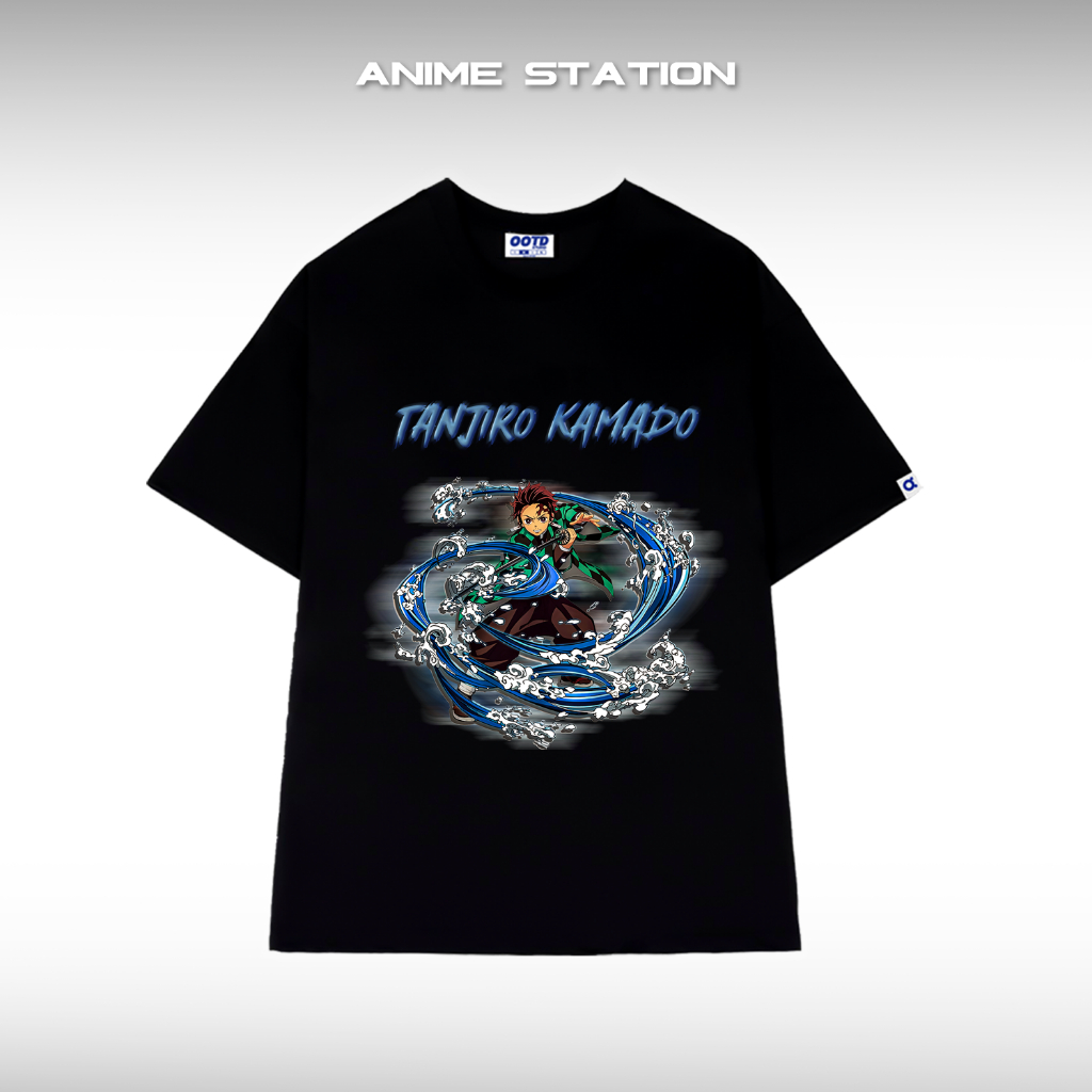 Áo Thun Tanjiro | Anime Kimetsu No Yaiba - Áo Phông Basic Tee phông nam nữ tay lỡ