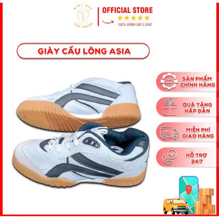 Giày Asia Cầu Lông Chính Hãng . Đế cao su bền ,độ bám cao