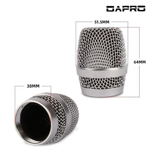 Rọ micro karaoke Dapro. Hàng cao cấp chất liệu thép trắng không han rỉ. Phù hợp với dòng microphone 