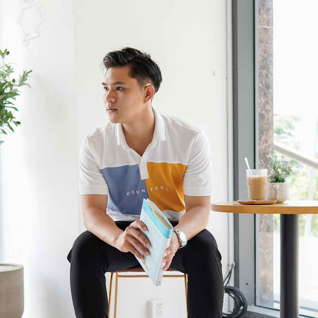 Áo polo nam cao cấp phối màu basic Sgimstudio, chất dệt cotton thoáng mái thanh lịch, trẻ trung | Sgimstudio