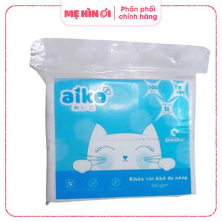 Khăn vải khô đa năng Aiko 270 tờ mềm mịn không mùi an toàn cho bé sơ sinh