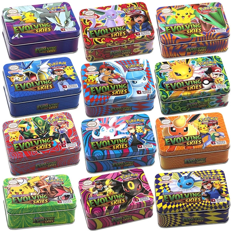 Hộp bài Pokemon- Pikachu. Quân Bài - Thẻ Bài - Lá Bài Pokemon - Có 42 Lá Giấy