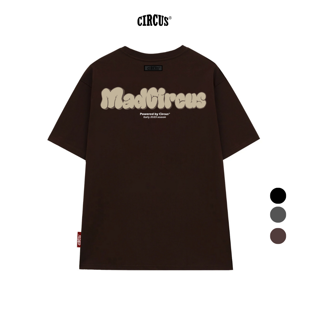 Áo thun unisex oversize Local Brand Circus 100% Cotton - Mã Basic B04