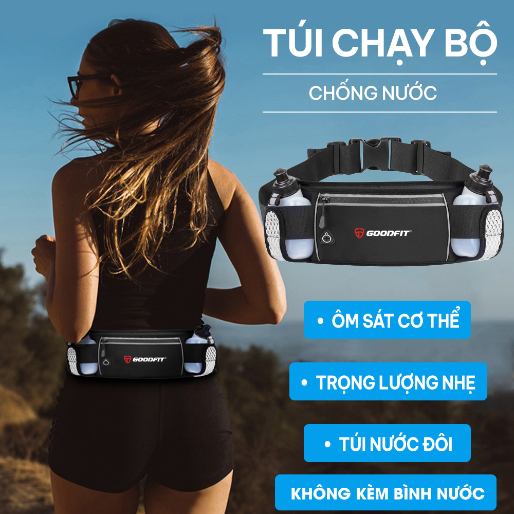 Túi đeo chạy bộ 2 ngăn đựng nước GoodFit GF120RB