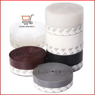 [Cuộn 3m] Vách Cửa Silicon - Dán Khe Hở Cửa Chống Thấm Nước, Chắn Gió, Chống Bụi, Chống Ồn Chất Lượng Cao, Nhiều Màu