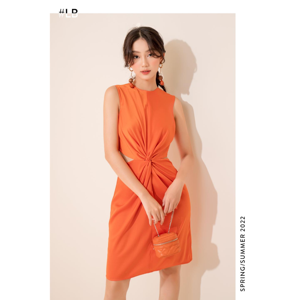 Đầm xoắn cut-out - Everluxe