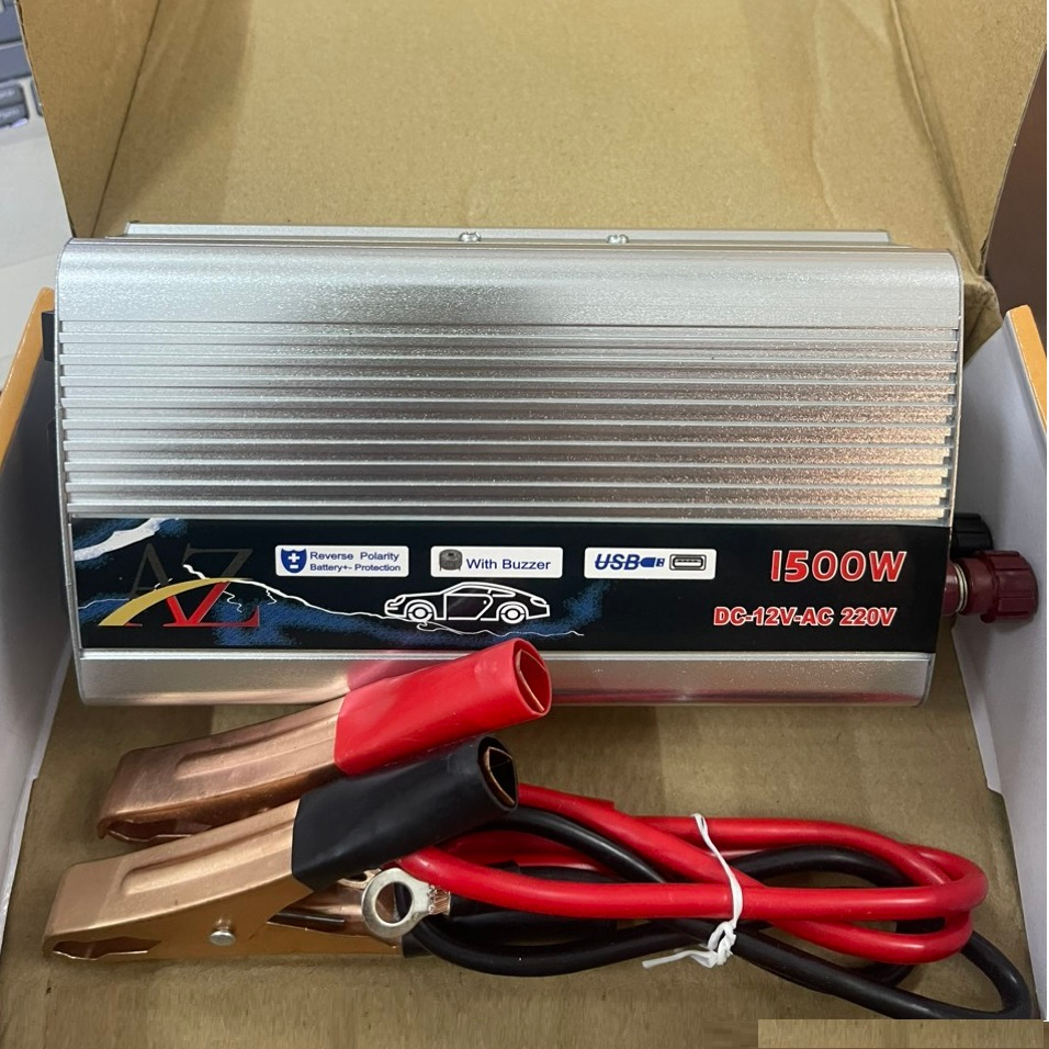 Bộ kích điện 12v lên 220v 1500w