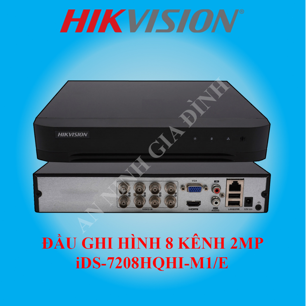 Đầu ghi hình Camera giám sát Hikvision 4 kênh | 8 Kênh HDTVI 5MP | 2MP | 1MP bảo hành chính hãng