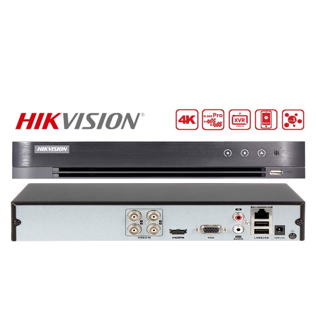 Đầu ghi hình Camera giám sát Hikvision 4 kênh | 8 Kênh HDTVI 5MP | 2MP | 1MP bảo hành chính hãng