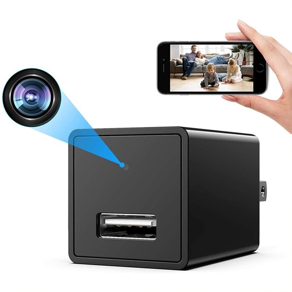 Camera giám sát wifi mini dạng củ sạc xem trực tiếp trên điện thoại, chất lượng video sắc nét 1080HD Tặng kèm thẻ nhớ 32 | BigBuy360 - bigbuy360.vn