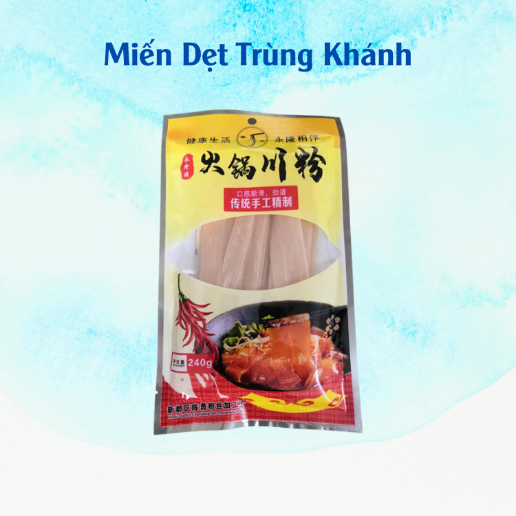 Miến Dẹt Trùng Khánh Ăn Lẩu Siêu Ngon