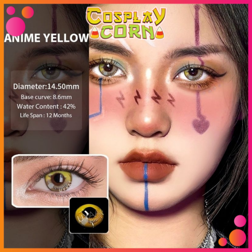 Lens Coscon hóa trang nhiều màu nhiều độ cận  - CORNCOSPLAY