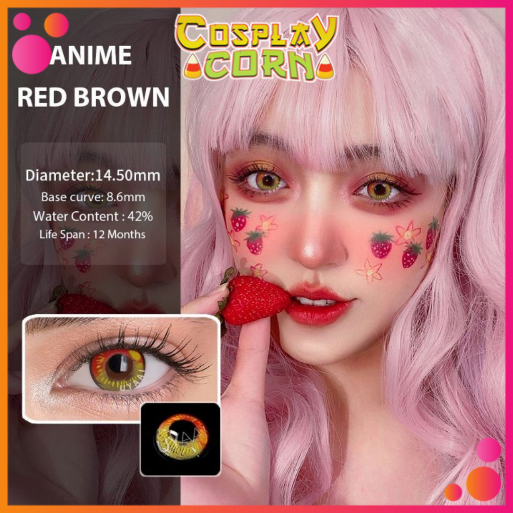 Lens Coscon hóa trang nhiều màu nhiều độ cận  - CORNCOSPLAY