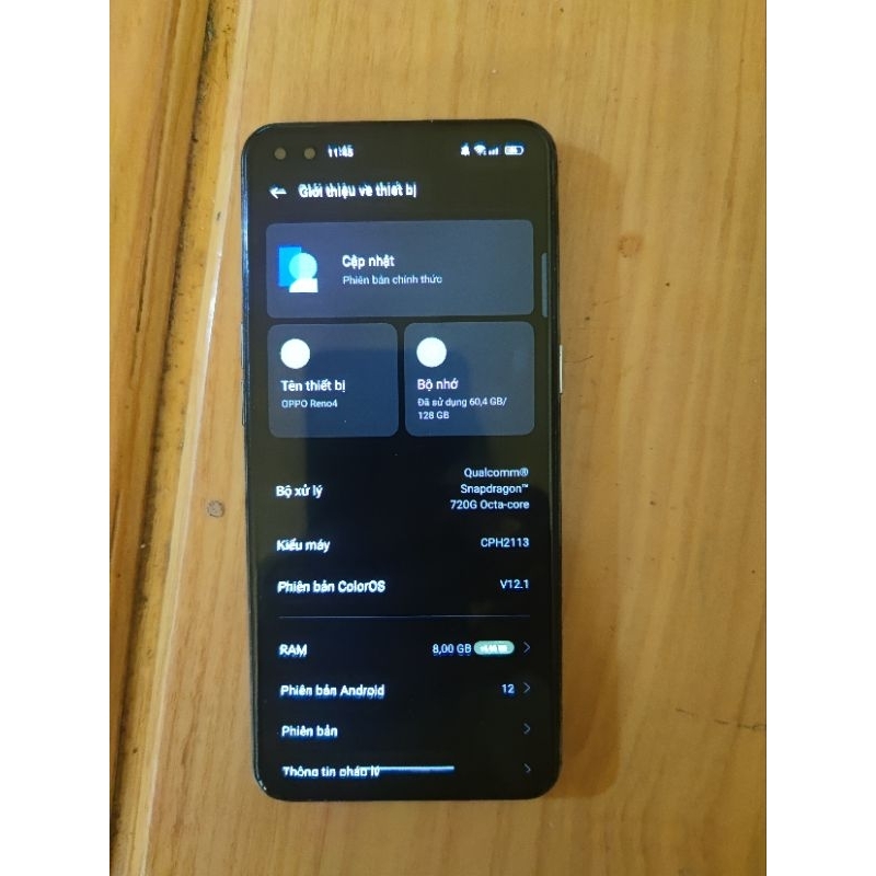 Oppo reno 4 đã qua sử dụng