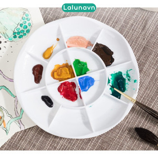 Khay pha màu , họa cụ vẽ , khay màu nước Lalunavn - B55