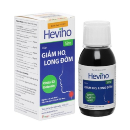 Siro ho HEVIHO hỗ trợ bổ phế , giảm ho, long đờm 100ml