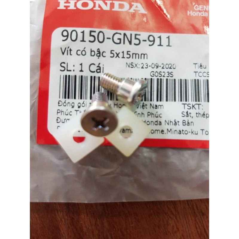 Ốc, vít bắt chóa đèn pha vào vành pha xe Dream Honda