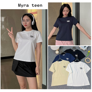 Áo thun babytee from fit in chữ nổi basic myra teen ao520 p11/k13