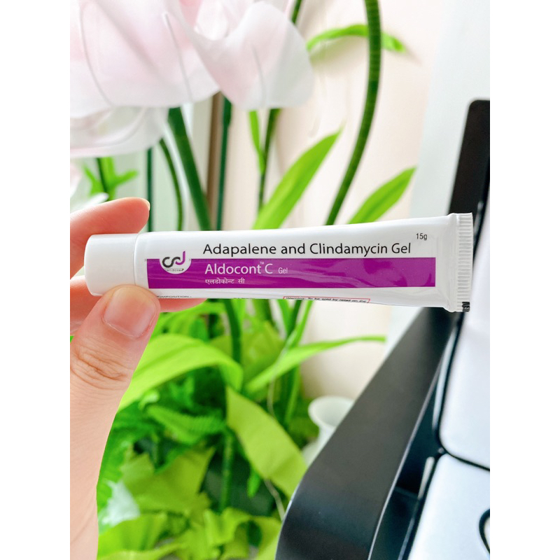 Contiderma Adapalene and Clindamycin Gel Aldocont C chấm mụn 15g
