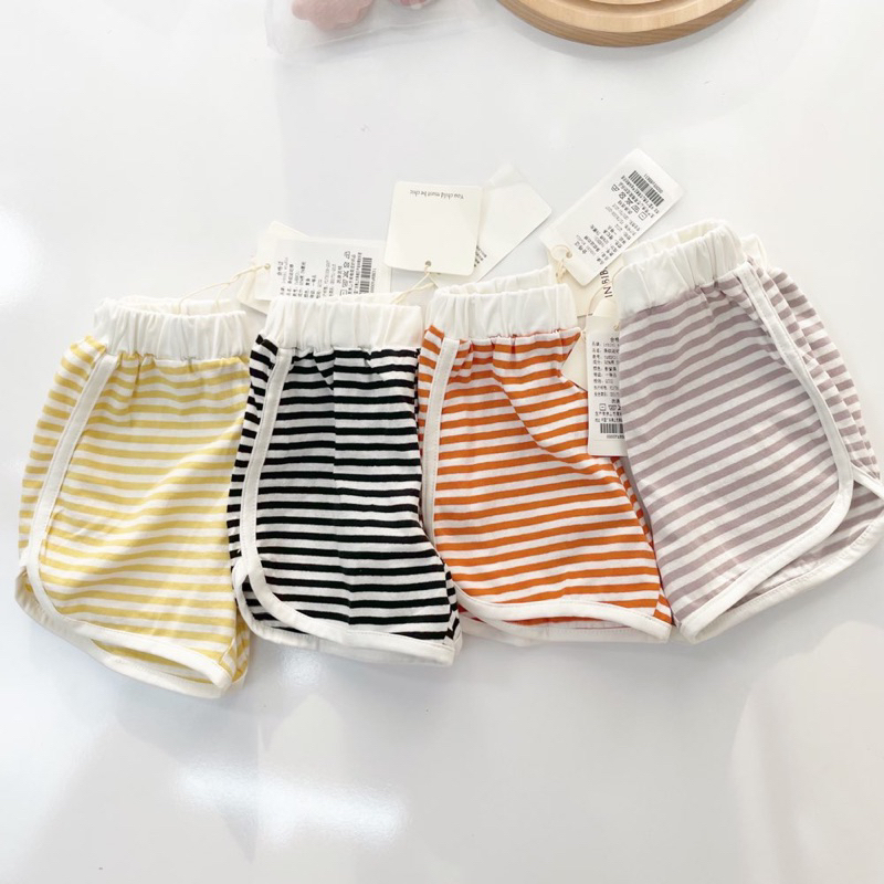 Quần Đùi Cho Bé Trai Gái IN BIBI STUDIO Chất Thun Thông Hơi Thoáng Mát QCCC - Mã 1138