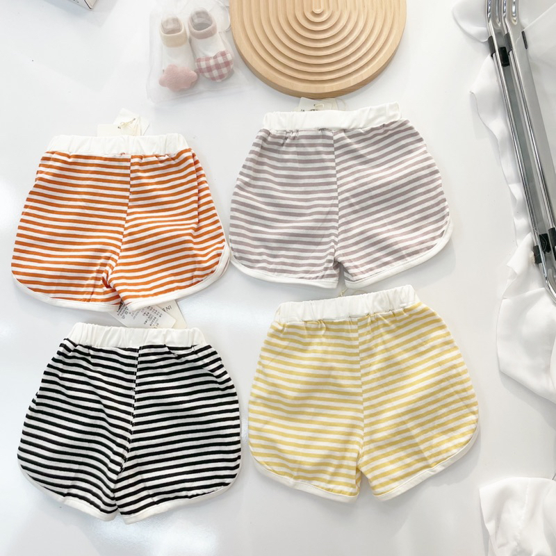 Quần Đùi Cho Bé Trai Gái IN BIBI STUDIO Chất Thun Thông Hơi Thoáng Mát QCCC - Mã 1138