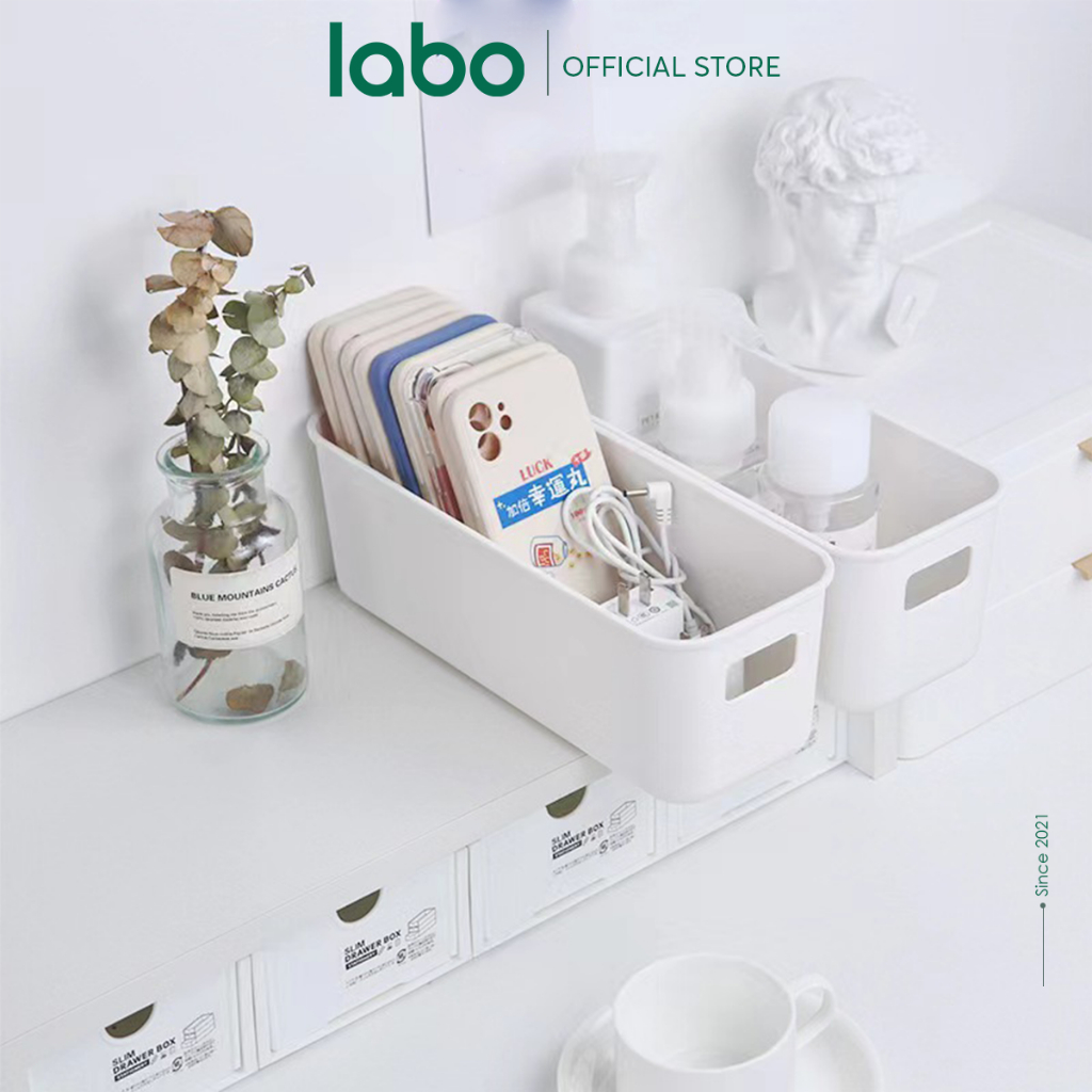 Khay Đựng Tài Liệu Có Tay Cầm Đa Năng Để Bàn Để Ngăn Kéo LABO