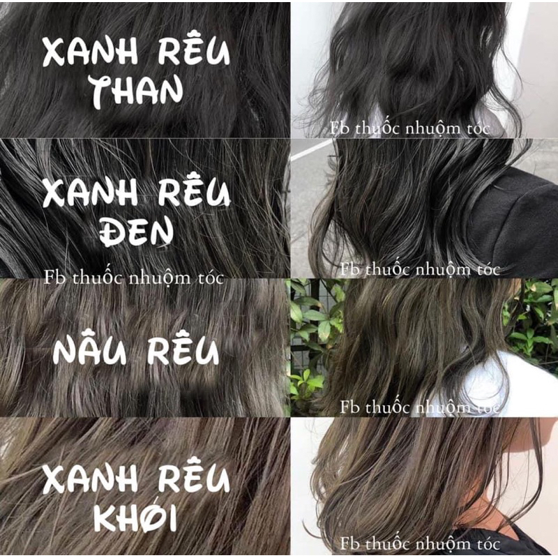 Combo nhuộm tóc giá sỉ tặng kèm oxy đầy đủ màu
