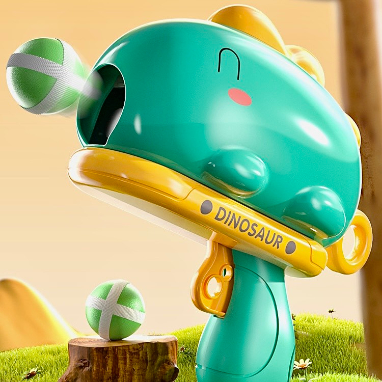 Đồ Chơi Khủng Long Bắn Bóng Dính, Bắn Bóng Kèm Bia Đỡ Hình Khủng Long Dễ Thương Đồ Chơi Vận Động