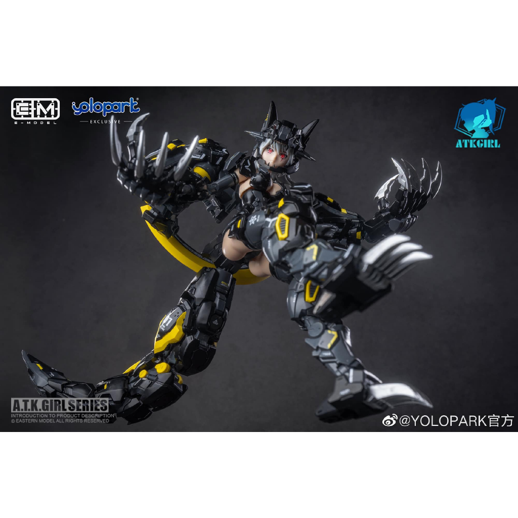 Mô Hình Lắp Ráp YoloPark A.T.K Girl Fenrir Stealth Version E-Model 1/12 Model Kit