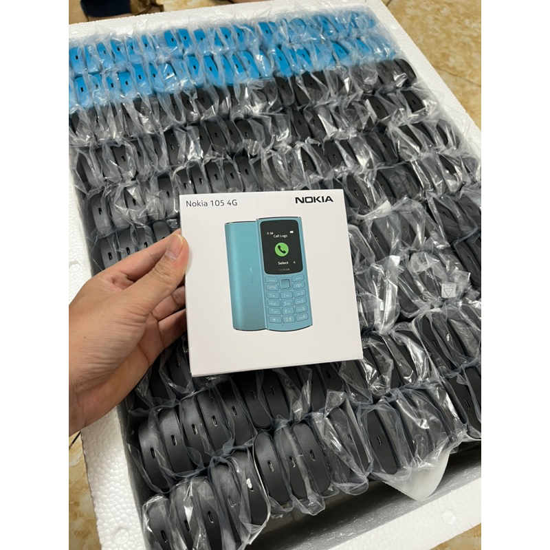 Điện thoại nokia 105 4G  Máy mới full box 2sim, Loa To - Sóng Khoẻ, Giá Rẻ - Bảo hành 12 tháng.