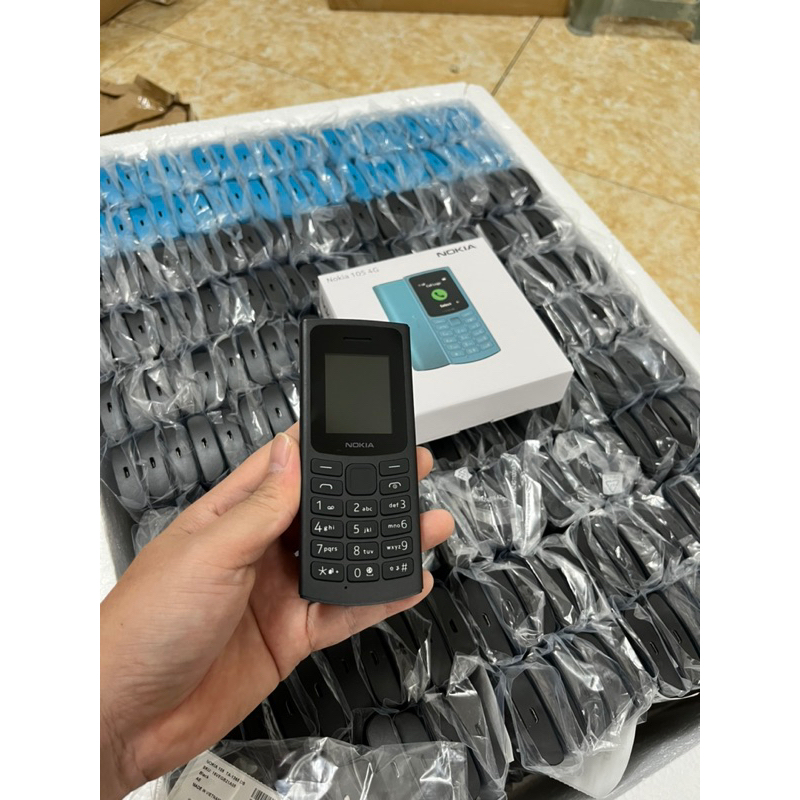 Điện thoại nokia 105 4G  Máy mới full box 2sim, Loa To - Sóng Khoẻ, Giá Rẻ - Bảo hành 12 tháng.