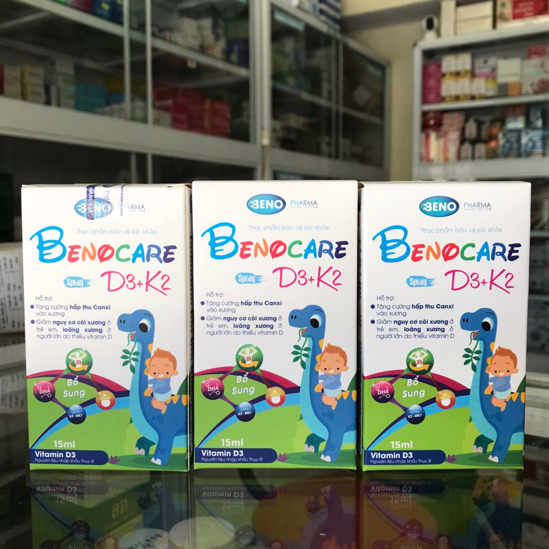 ⭐️ D3K2 Benocare dạng xịt- vị thơm ngon