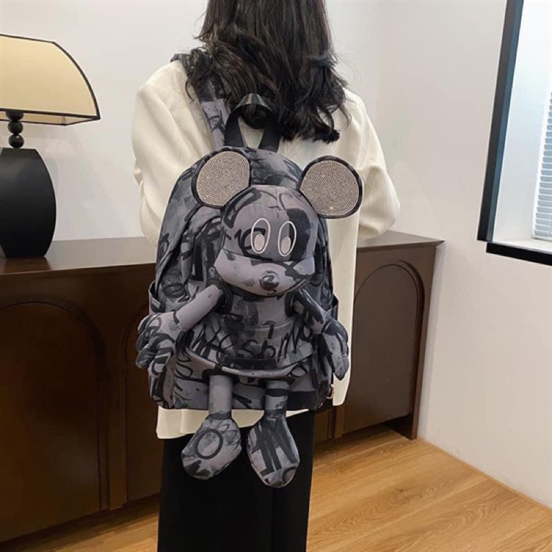 Balo micky cá tính balo nữ thời trang mẫu mới 2023 cặp đi học nũ
