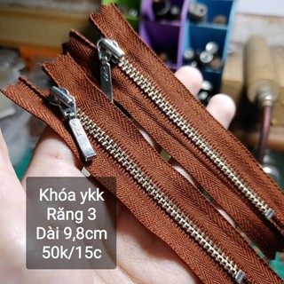 Khóa kéo ykk răng 3 và răng 5 thanh lý