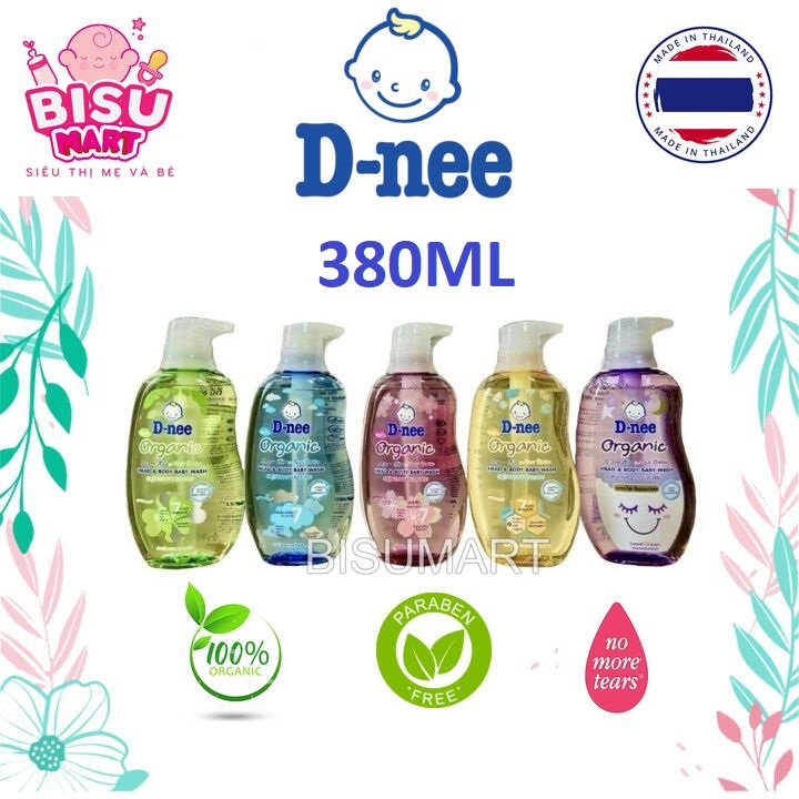 Sữa tắm gội toàn thân cho bé DNEE PURE 380ml