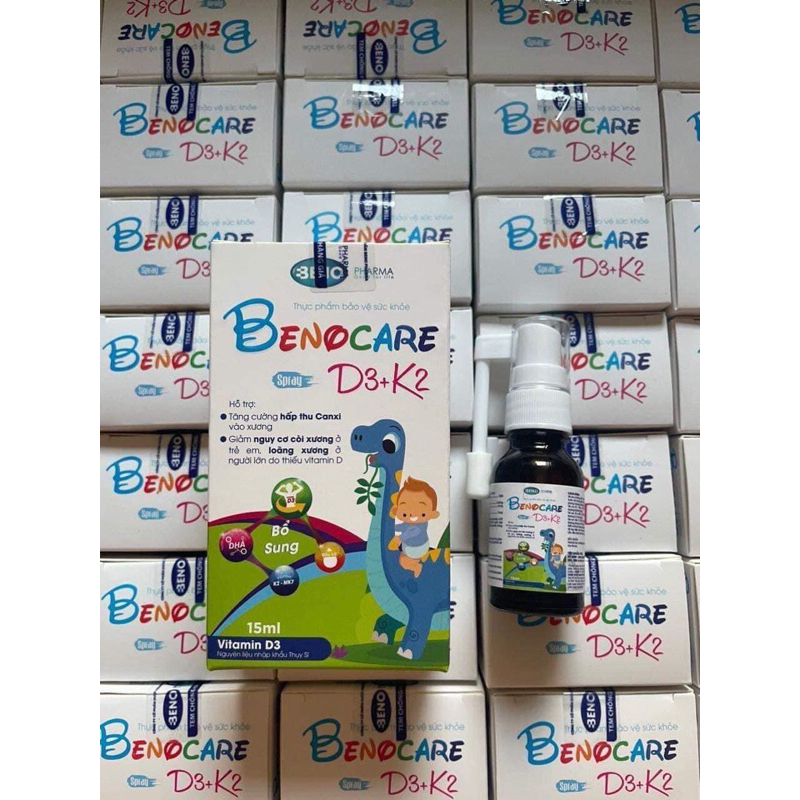 ⭐️ D3K2 Benocare dạng xịt- vị thơm ngon