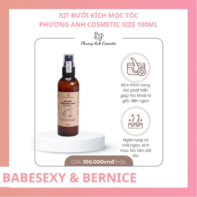 Xịt bưởi kích thích mọc tóc 100 ml