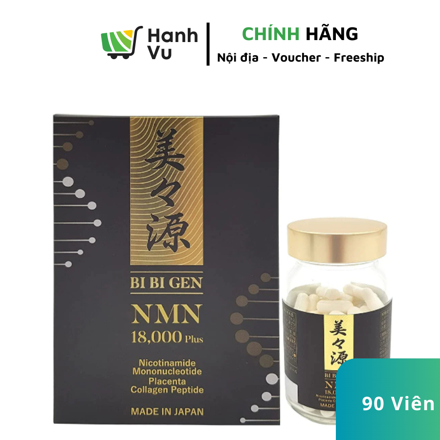 [Nhập Nhật Bản] Viên uống Bibigen NMN 18000