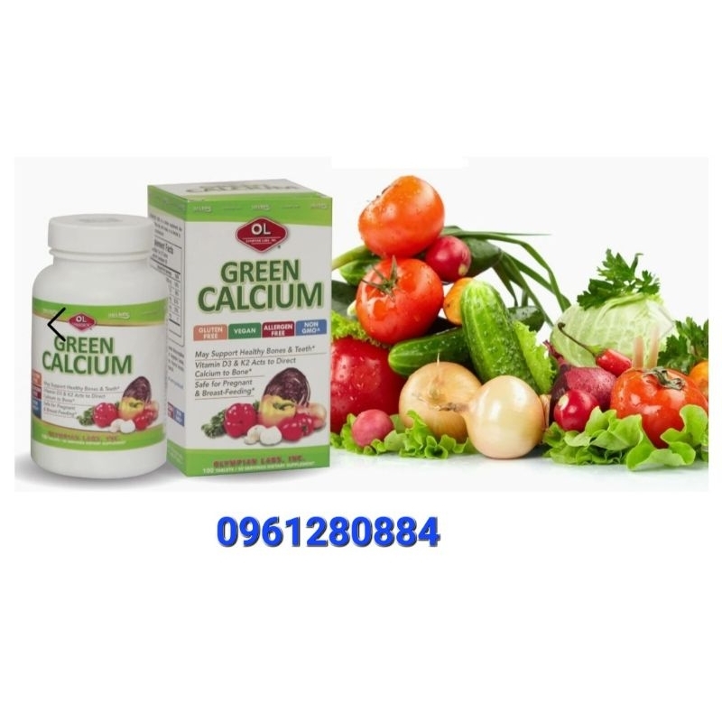 Calcium hữu cơ Olympian green calcium
