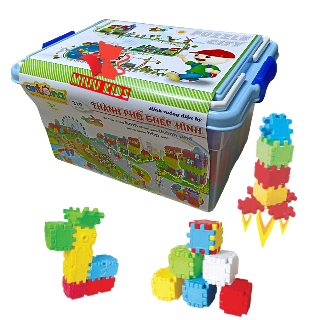 Đồ Chơi Lắp Ghép Sáng Tạo 319 Chi Tiết Cho Bé Rèn Luyện Phát Triển Tư Duy