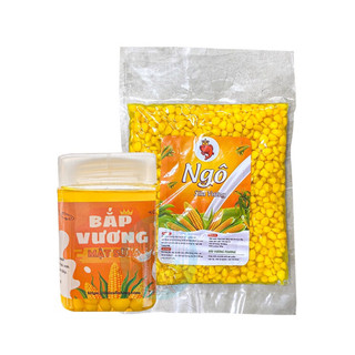 Ngô sữa vuơng 800g - bắp vương 320g, ngô ủ thơm câu trắm chép tiện lợi siêu nhạy