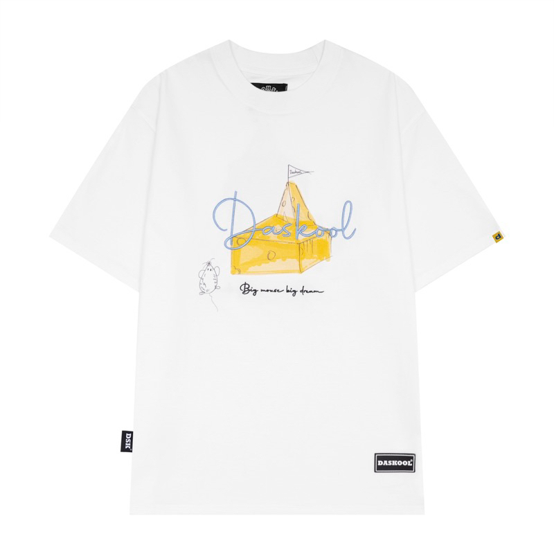 Áo thun Daskool Big Mouse Big Dream T-shirt - White