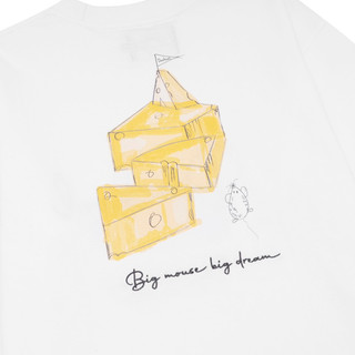 Áo thun Daskool Big Mouse Big Dream T-shirt - White