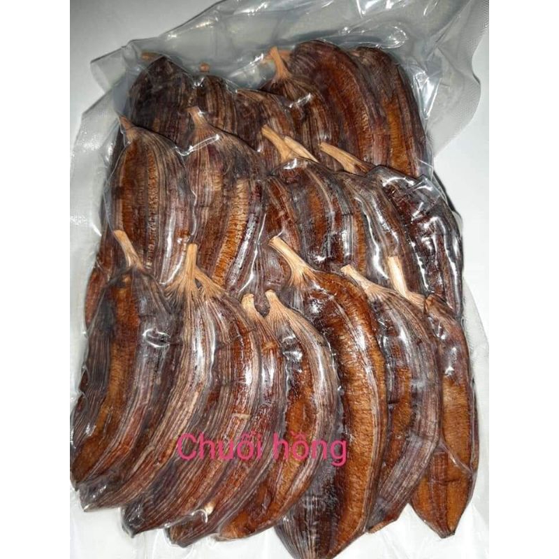 CHUỐI HỒNG SẤY DẺO VỎ LỤA (500G)