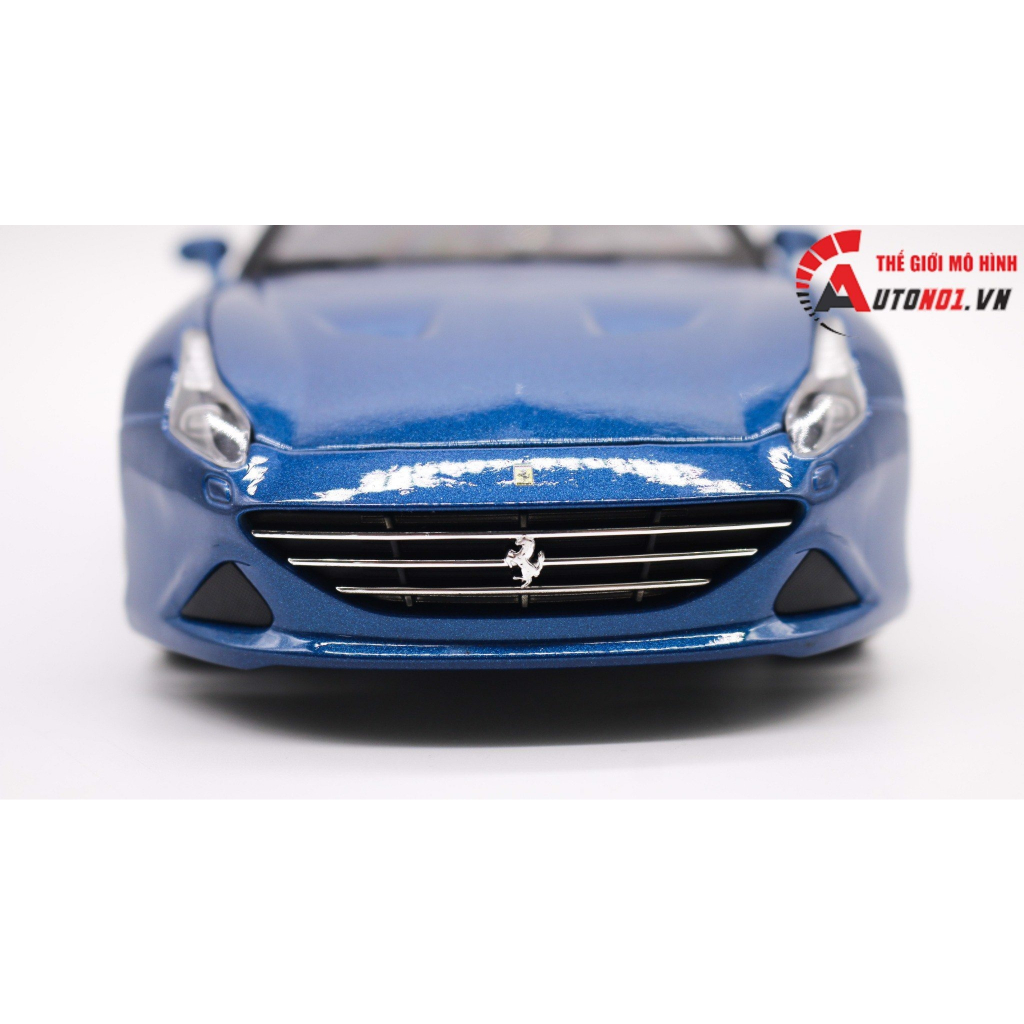 Mô hình Ferrari California T Có Mui Blue 1:18 Bburago 7969